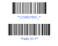 Neodynamic Barcode .NET Code 93