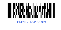 Neodynamic Barcode .NET PDF417 Portable Data File 417