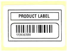 Table Item with rounded cells, barcode and text