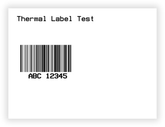 A roll media featuring single labels