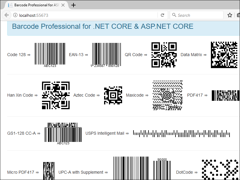 Barcode Professional for .NET STANDARD